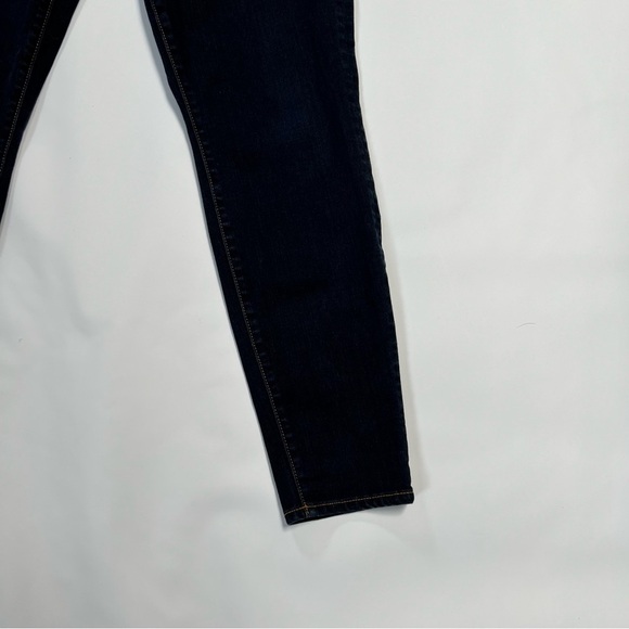 J.Crew Factory Dark Wash Skinny Jeans Stretch High Rise Size 31 - Picture 3 of 6